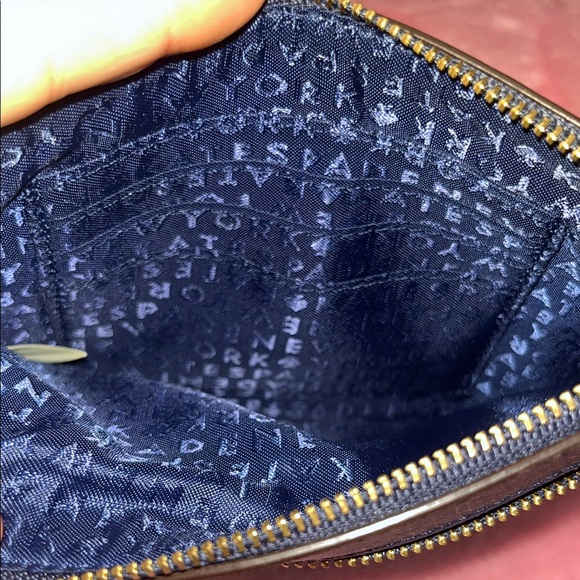 Kate Spade Navy Blue Classic Leather Wristlet Clutch NWOT - Picture 8 of 11